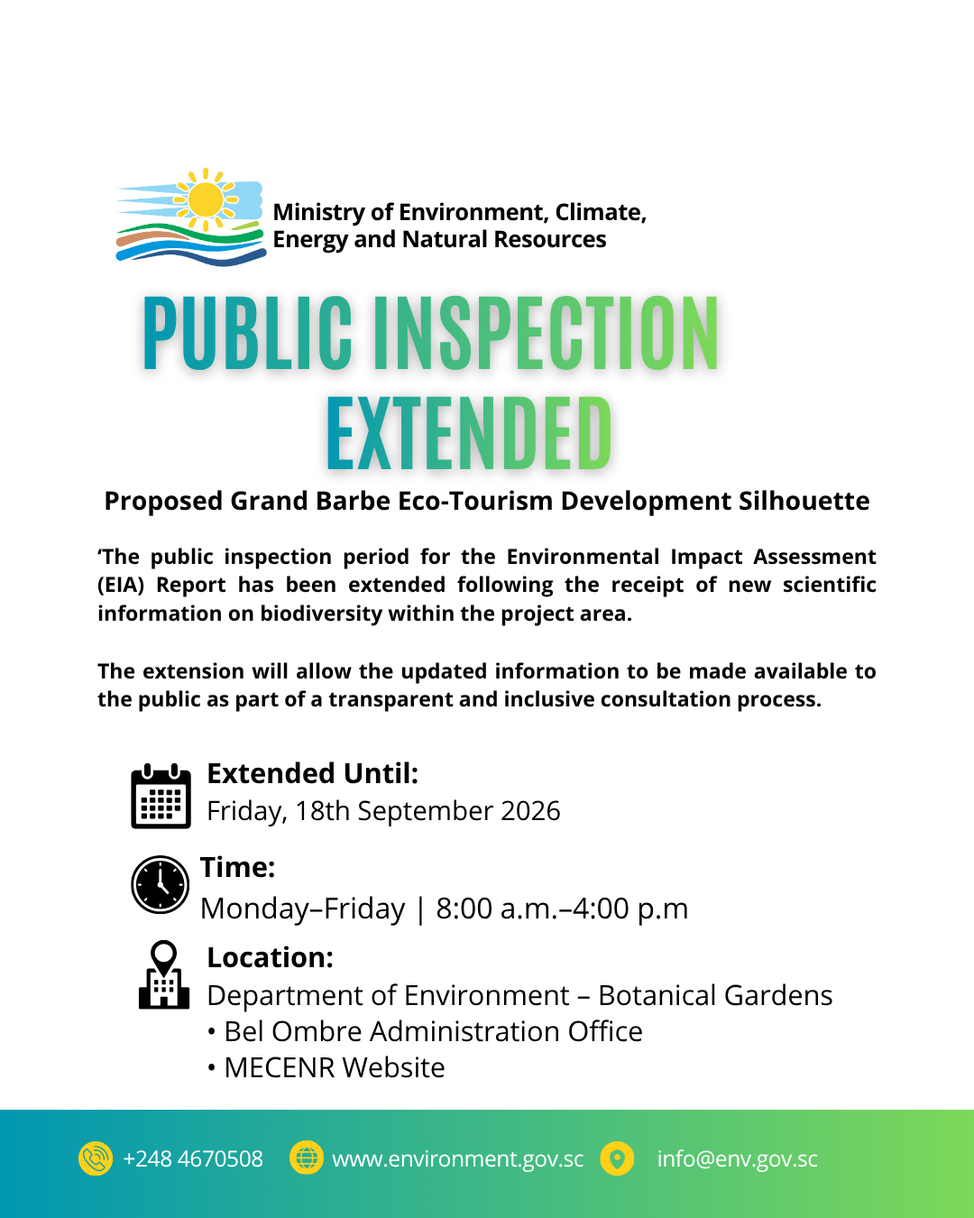 Public meetings and inspections ENV