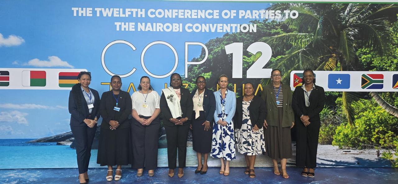 Seychelles delegation at the meeting in Tanzania